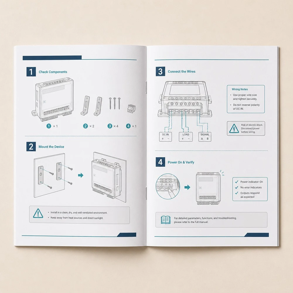 Custom Instruction Booklets high quality